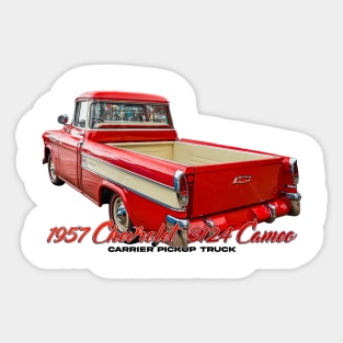 1957 Chevrolet 3124 Cameo Carrier Pickup Truck Sticker